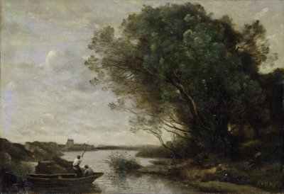 Paesaggio fluviale da Jean Baptiste Camille Corot
